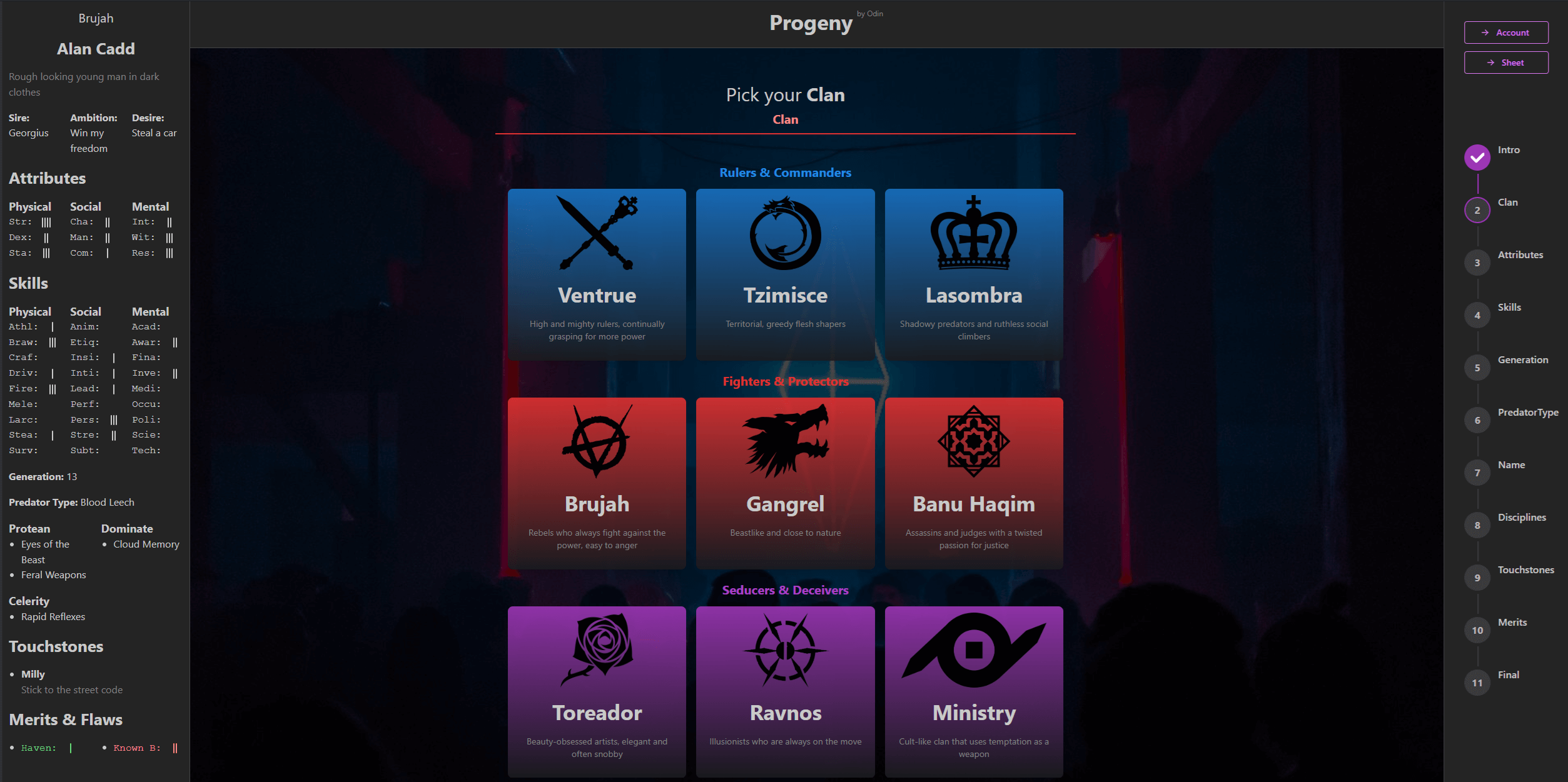 progeny-character-creator